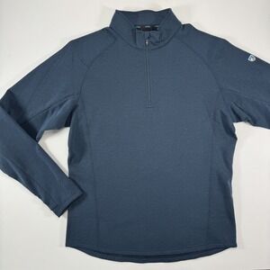 KUHL Influx 1/4 Zip Sweatshirt Mens Large Blue‎ Ink Soft Midweight Layer